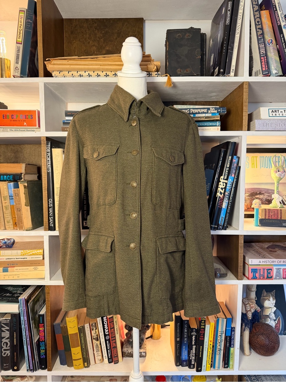Rag And Bone Military-Style Jacket in Olive Green